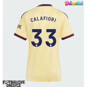 Arsenal Riccardo Calafiori #33 Dámské Alternativní Dres 2026-27 Krátký Rukáv Arsenal Riccardo Calafiori #33 Dámské Alternativní Dres 2026-27 Krátký Rukáv